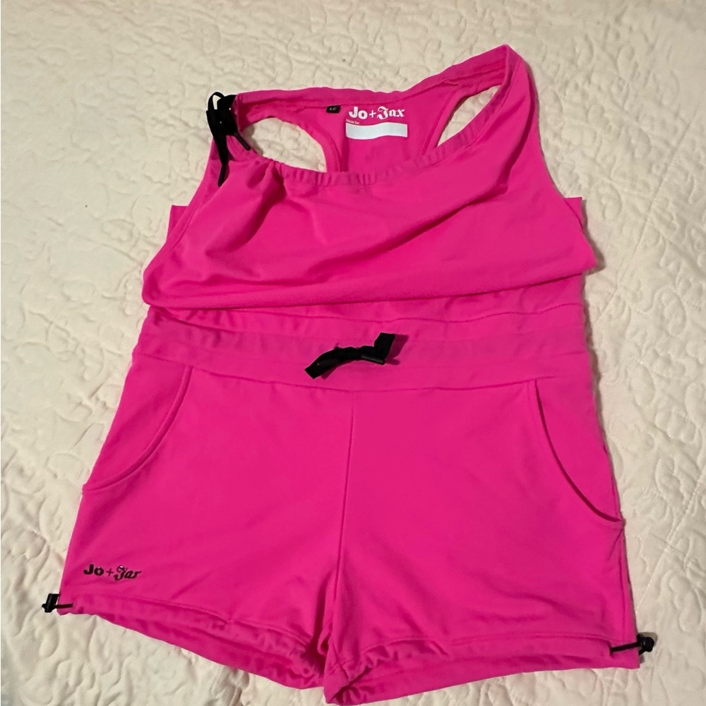 Jo + Jax Hot Pink Romper